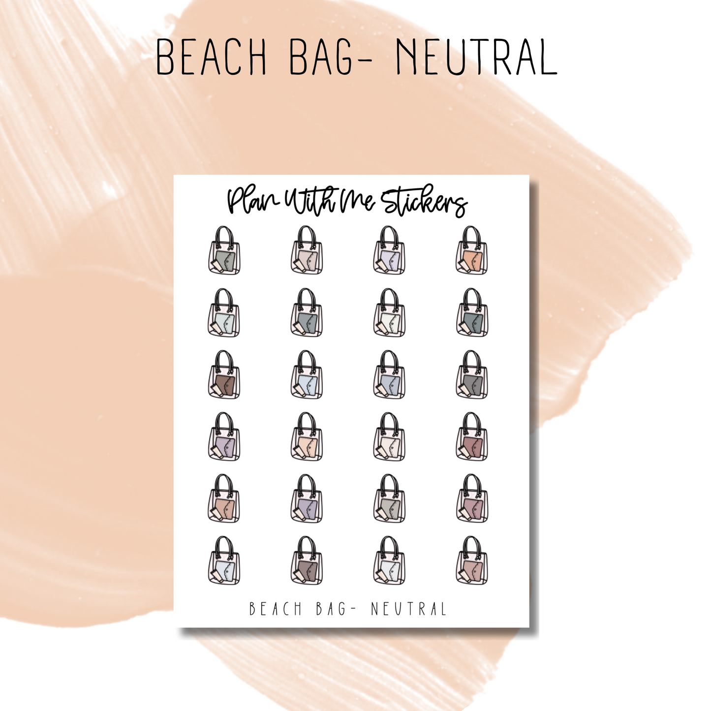 Beach Bag | Doodles