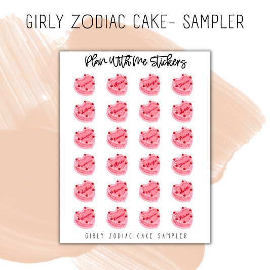 Girly Zodiac Cake | Doodles