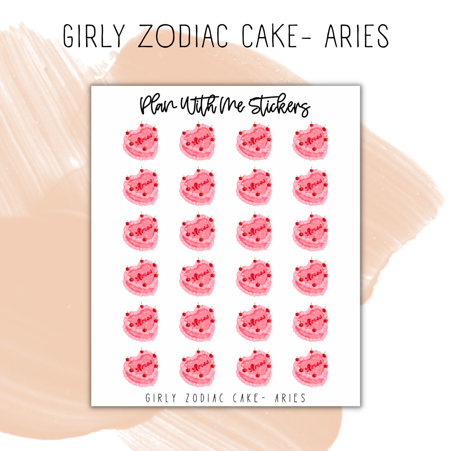 Girly Zodiac Cake | Doodles