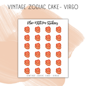 Vintage Zodiac Cake | Doodles