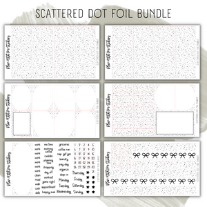 Scattered Dot Foil Bundle