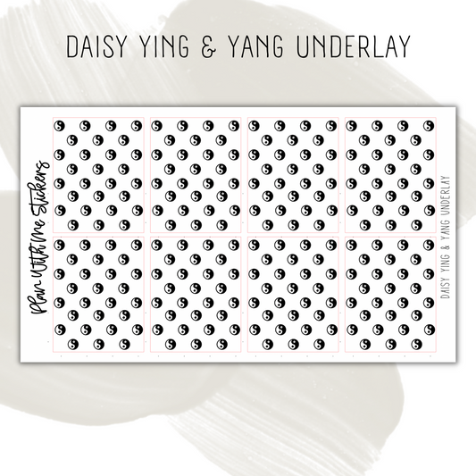 Daisy Ying & Yang Underlay