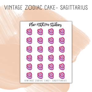 Vintage Zodiac Cake | Doodles