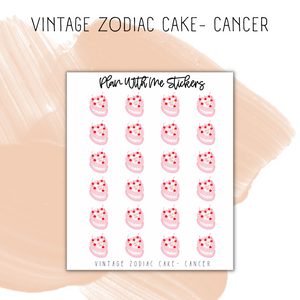 Vintage Zodiac Cake | Doodles