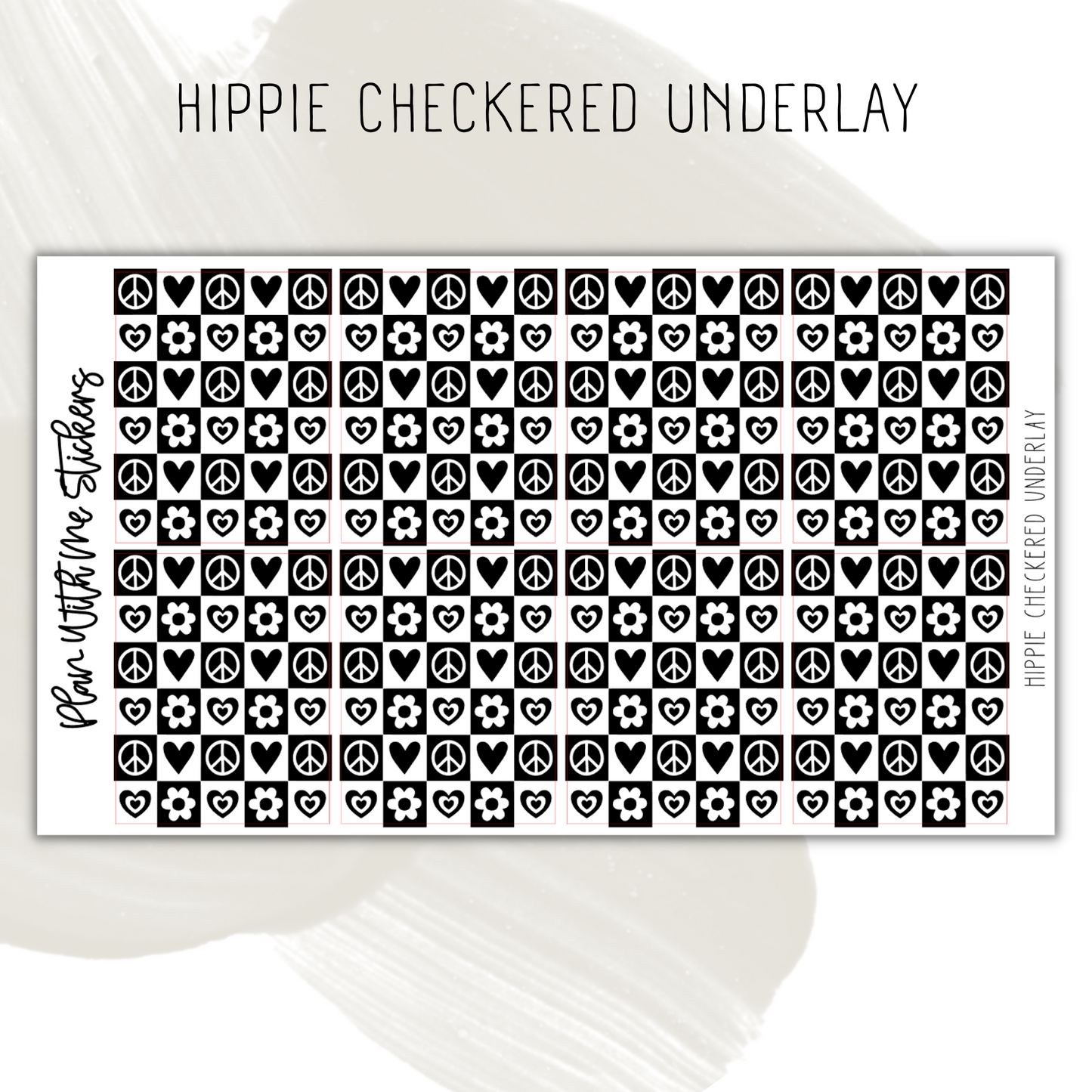 Hippie Checkered Underlay