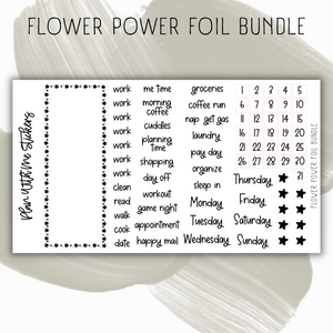 Flower Power Foil Bundle