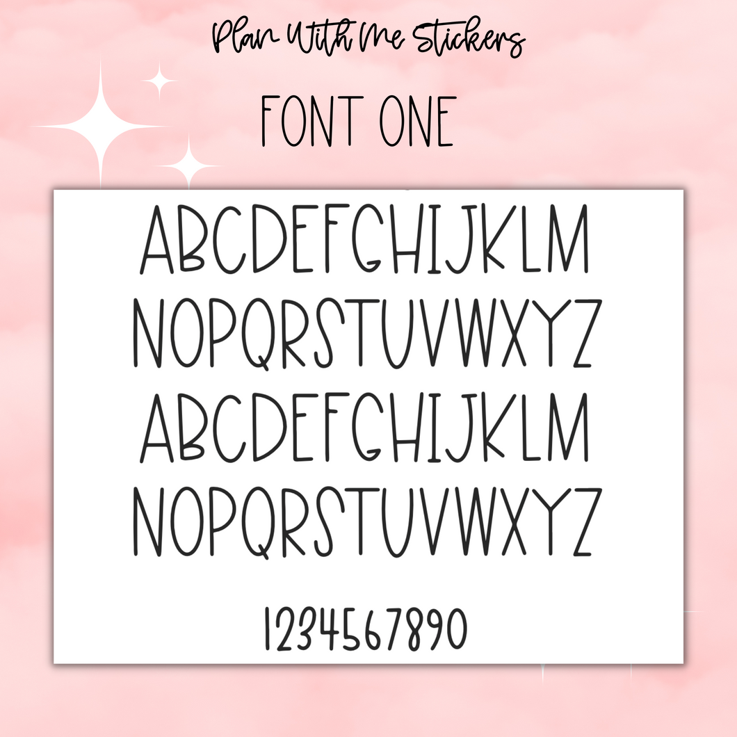 Custom Script- Font 1