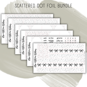 Scattered Dot Foil Bundle