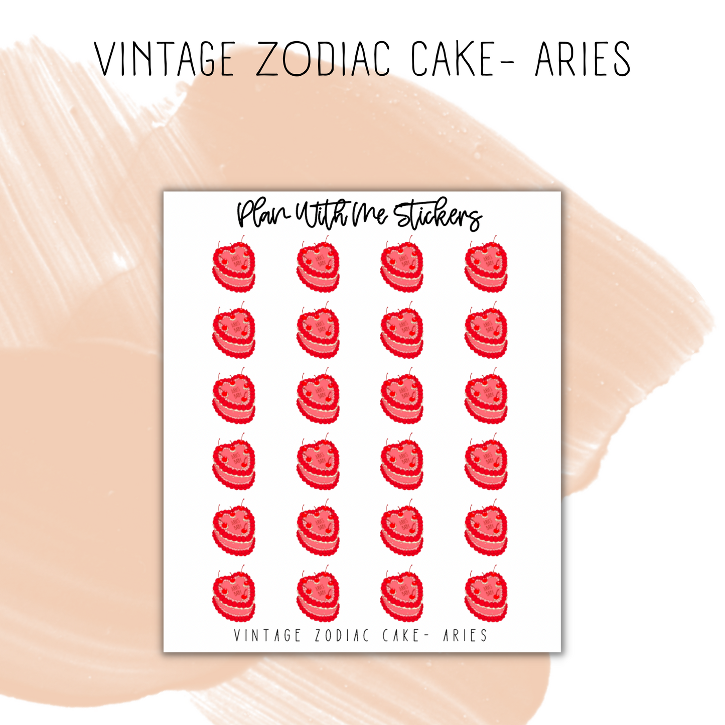 Vintage Zodiac Cake | Doodles