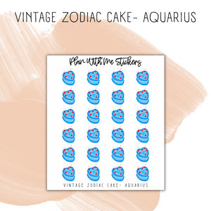 Vintage Zodiac Cake | Doodles