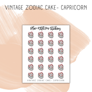 Vintage Zodiac Cake | Doodles