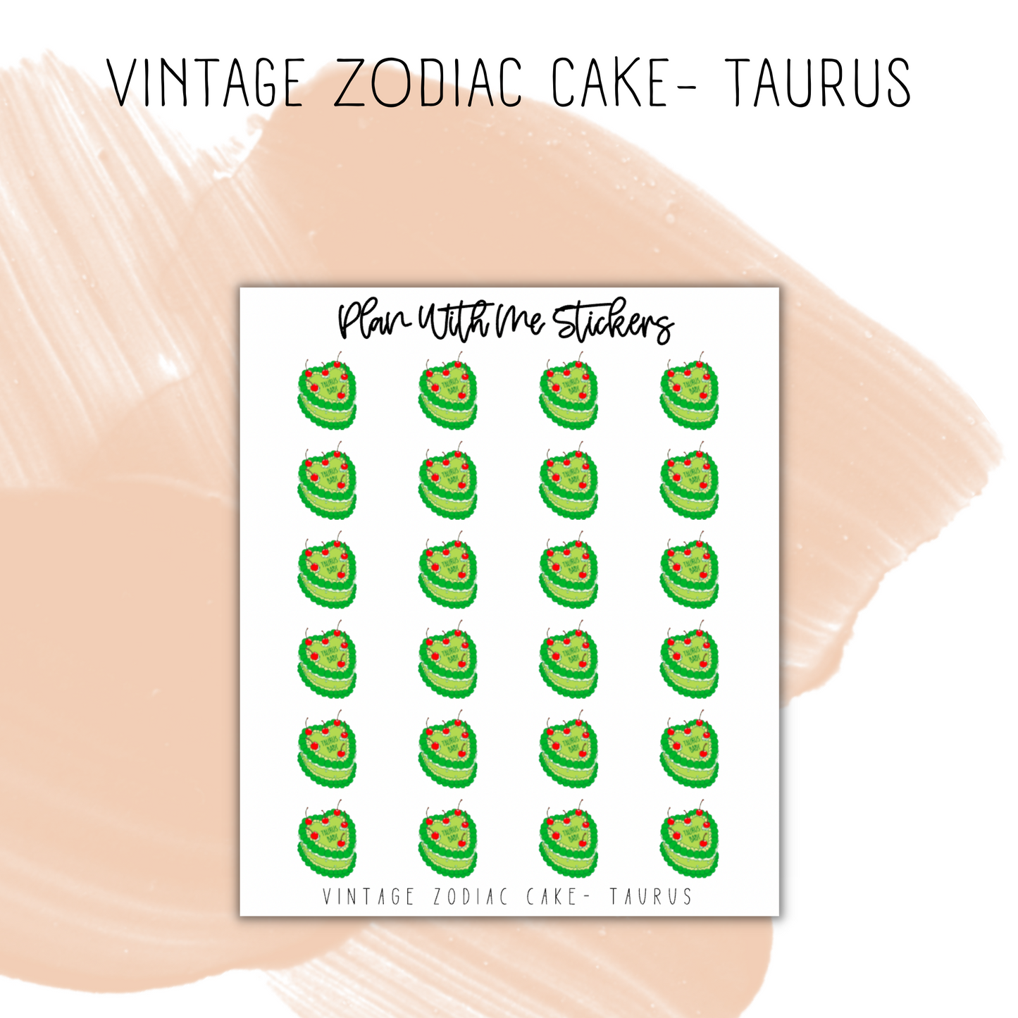 Vintage Zodiac Cake | Doodles