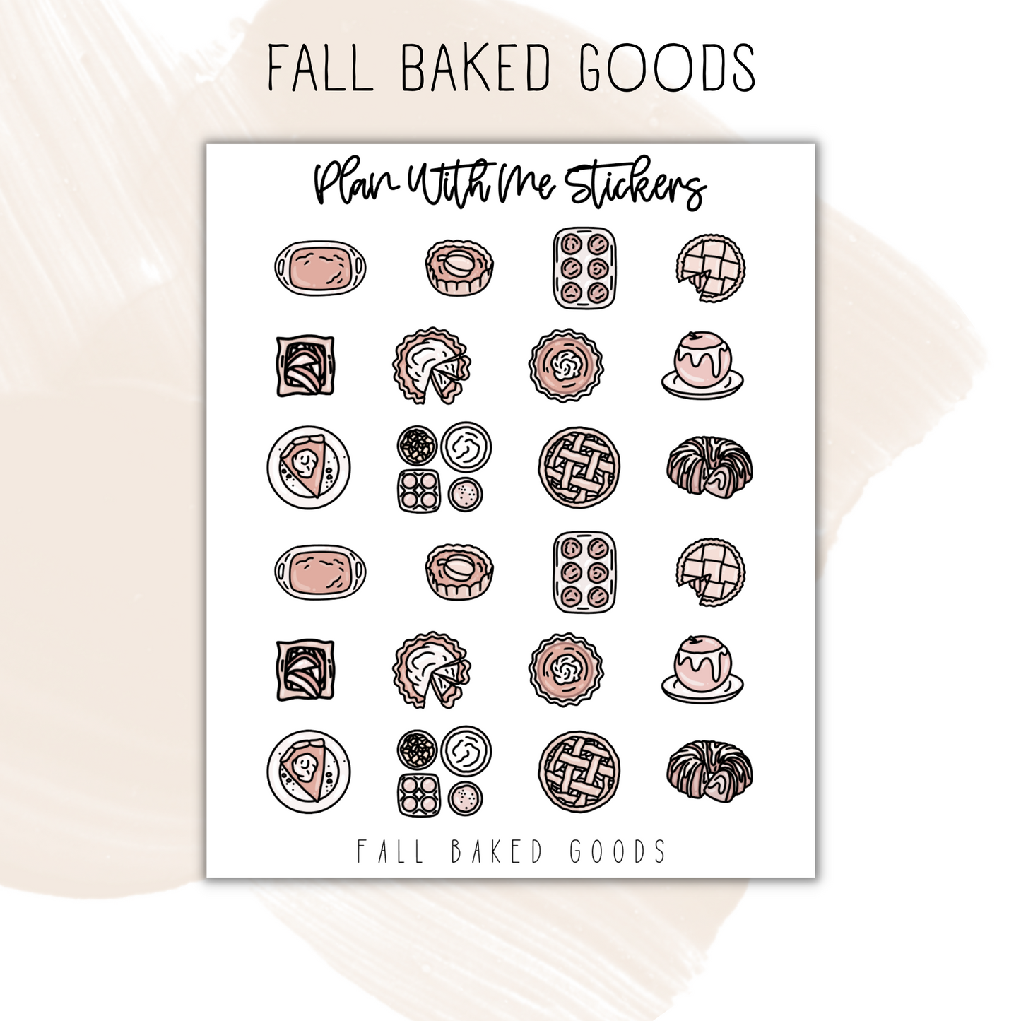 Fall Baked Goods | Doodles