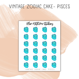 Vintage Zodiac Cake | Doodles