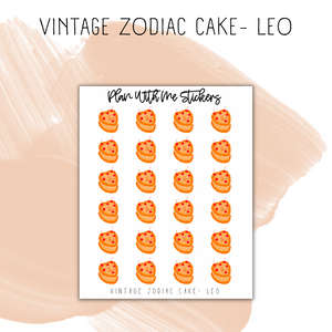 Vintage Zodiac Cake | Doodles