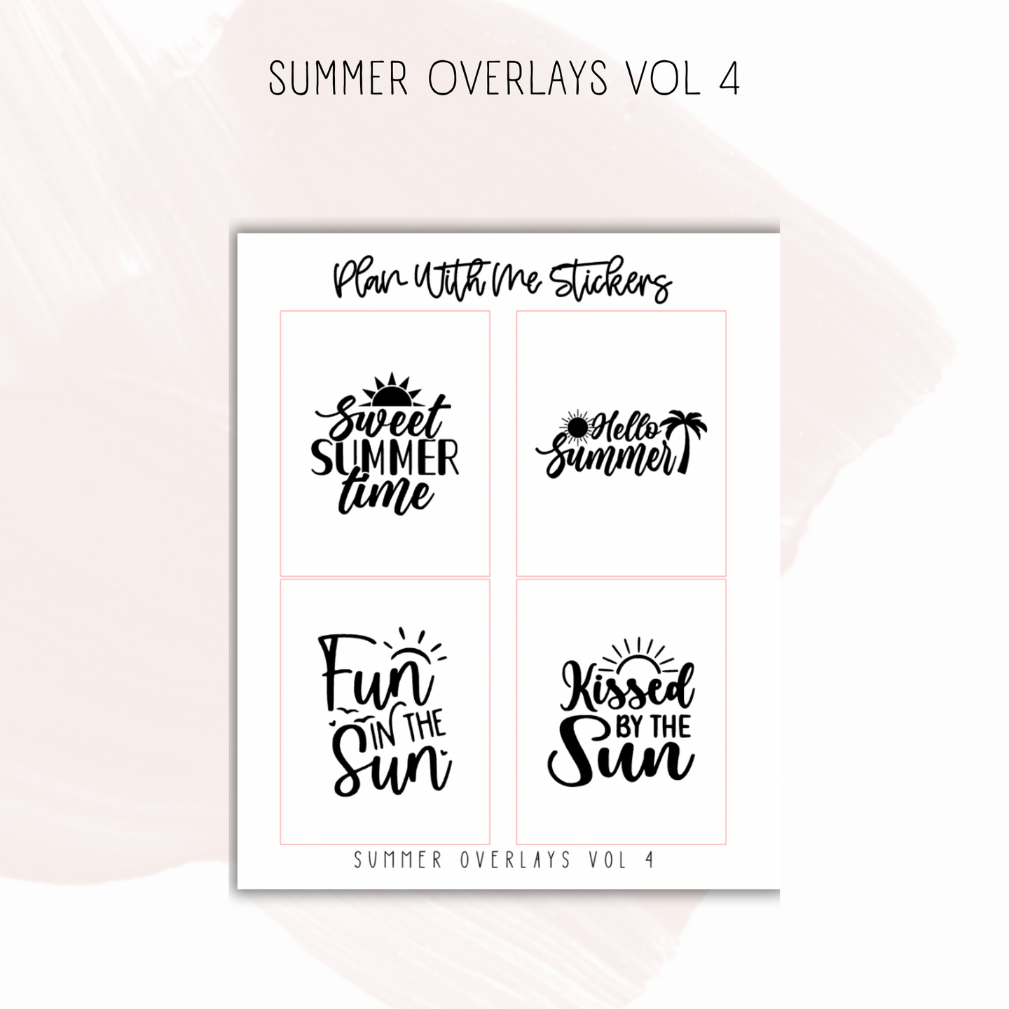 Summer Overlays Vol 4