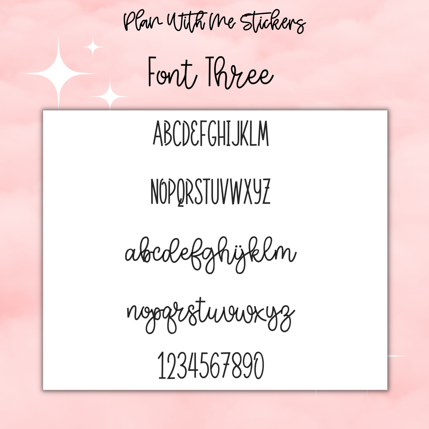 Custom Script- Font 3