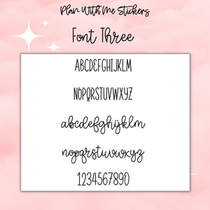 Large Multi Custom- Font 3