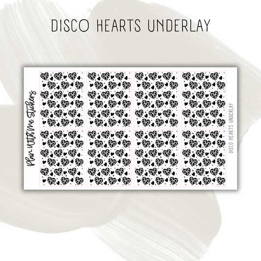 Disco Hearts Underlay