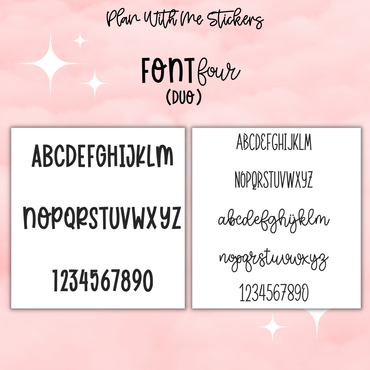 Large Multi Custom- Font 4