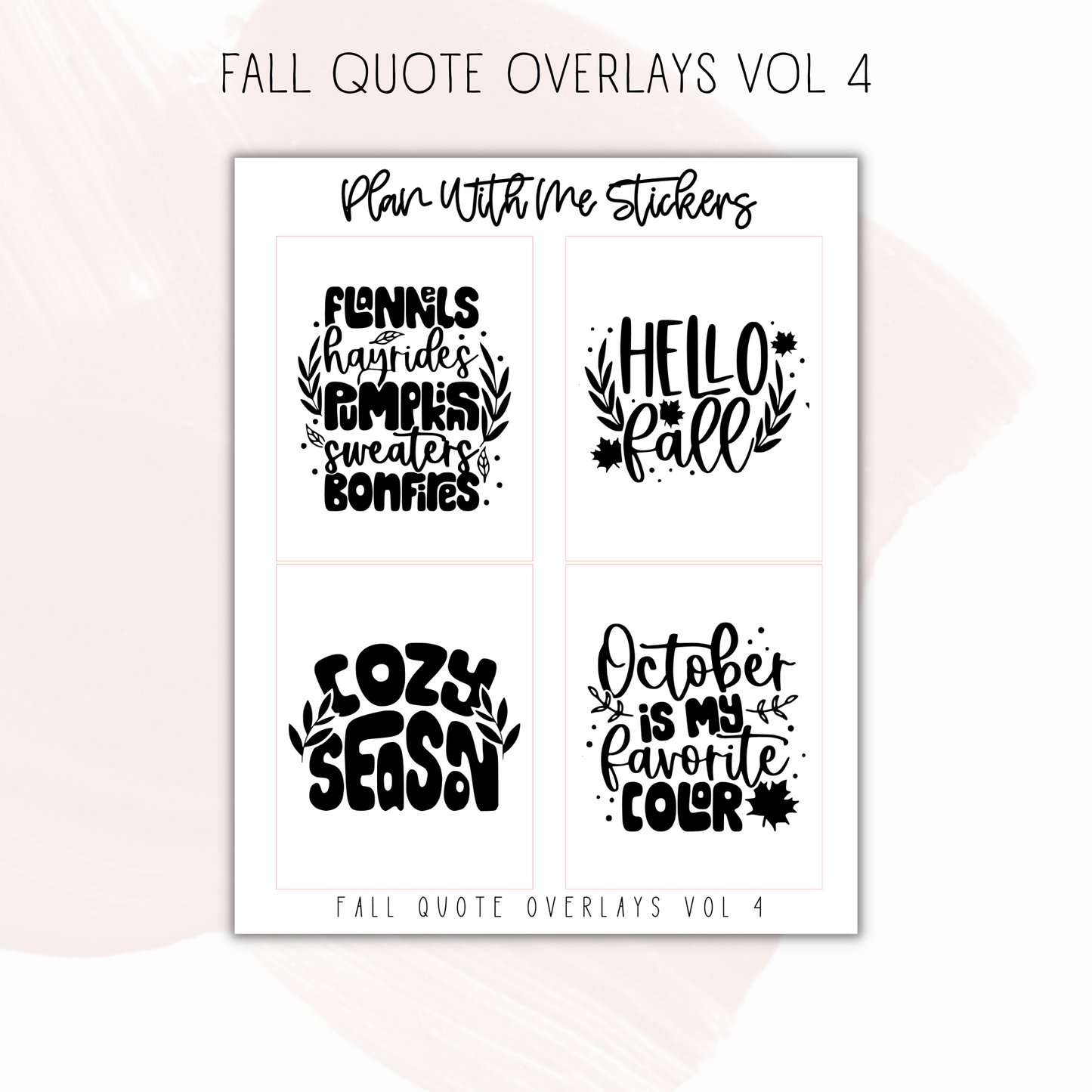Fall Quote Overlays Vol 4