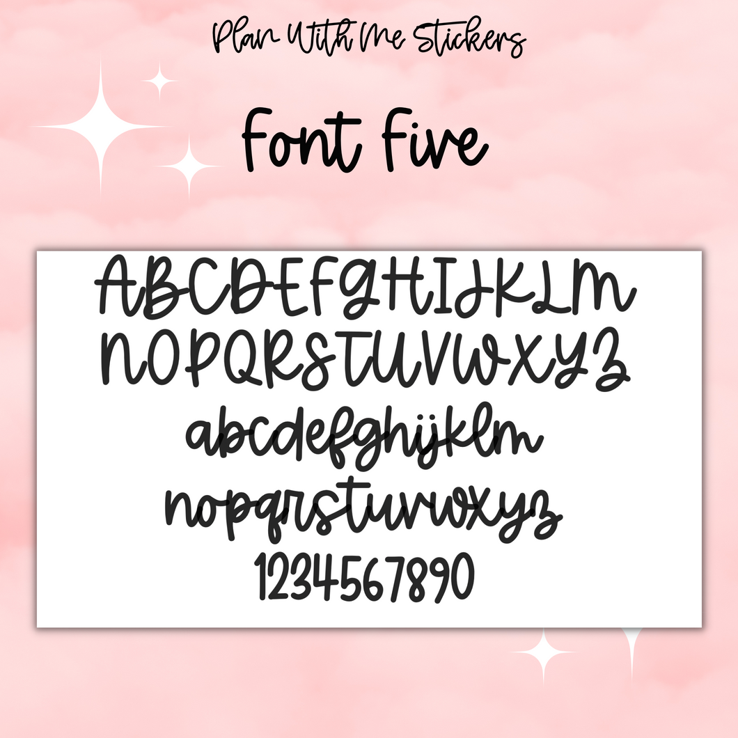 Custom Script- Font 5