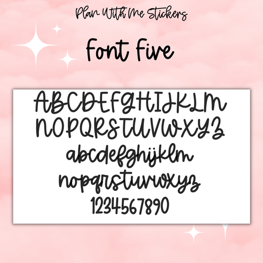 Mini Custom Script- Font 5