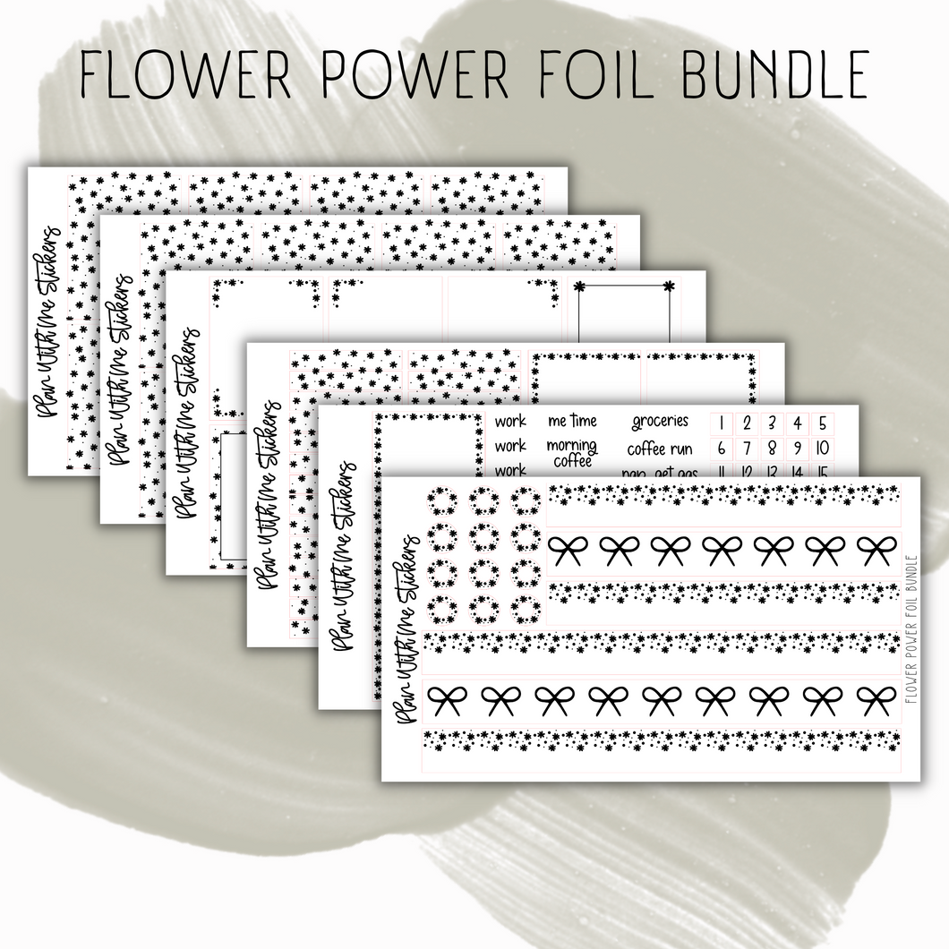 Flower Power Foil Bundle