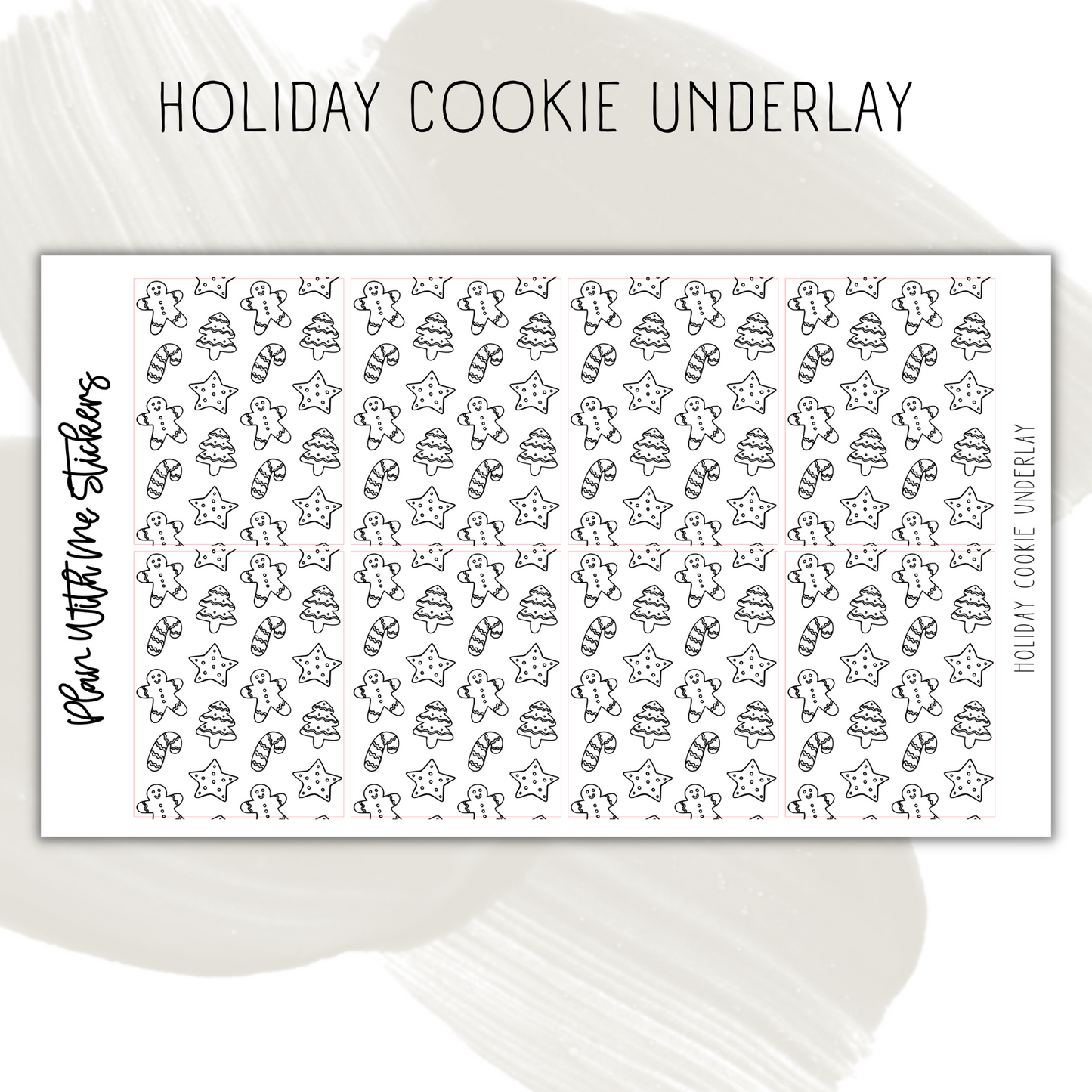 Holiday Cookie Underlay