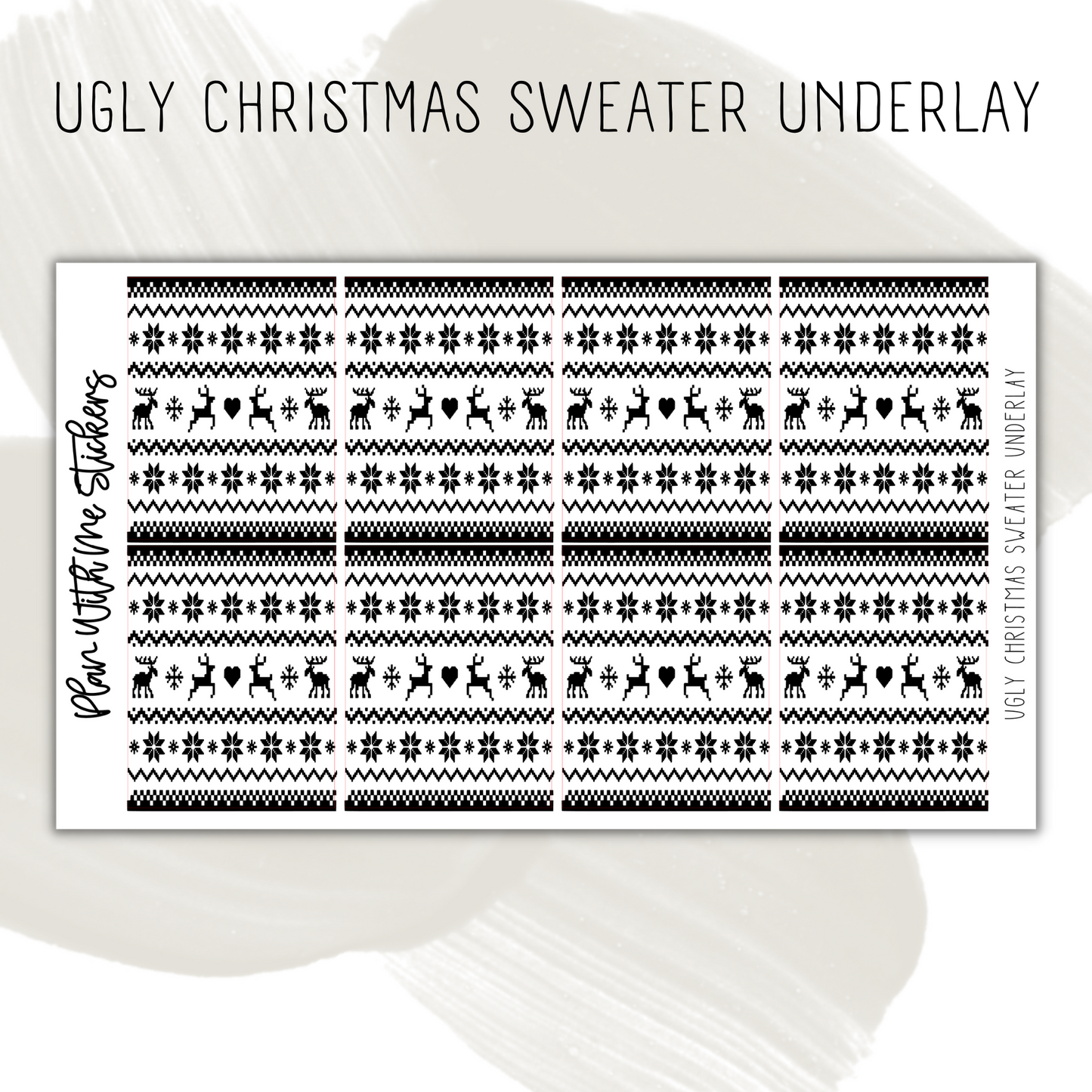 Ugly Christmas Sweater Underlay