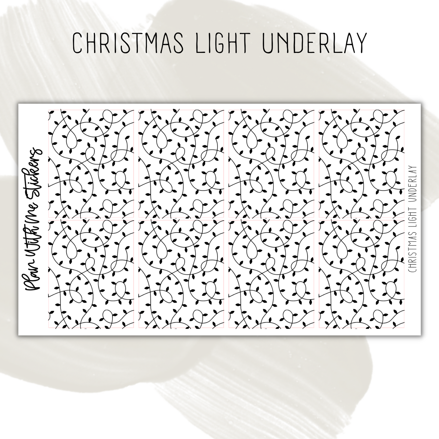 Christmas Light Underlay