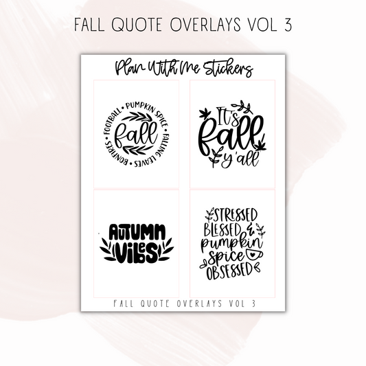 Fall Quote Overlays Vol 3