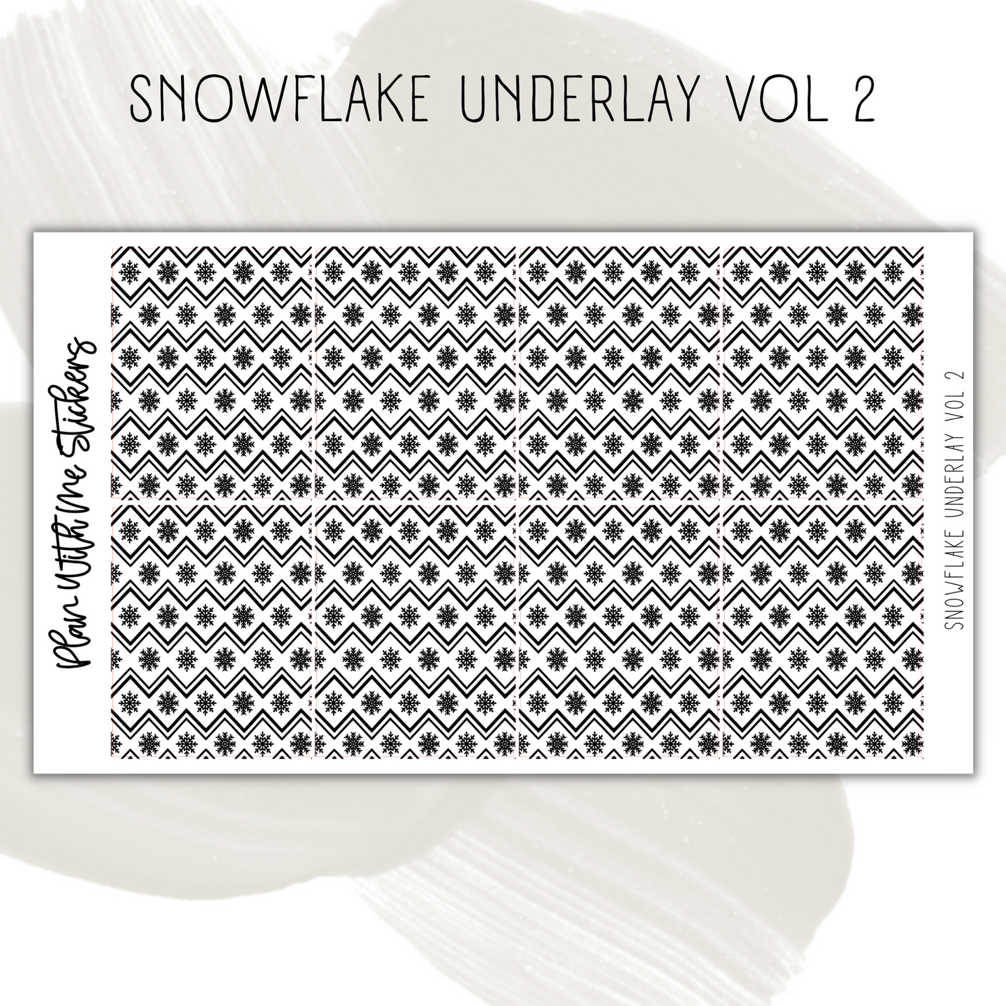 Snowflake Underlay Vol 2