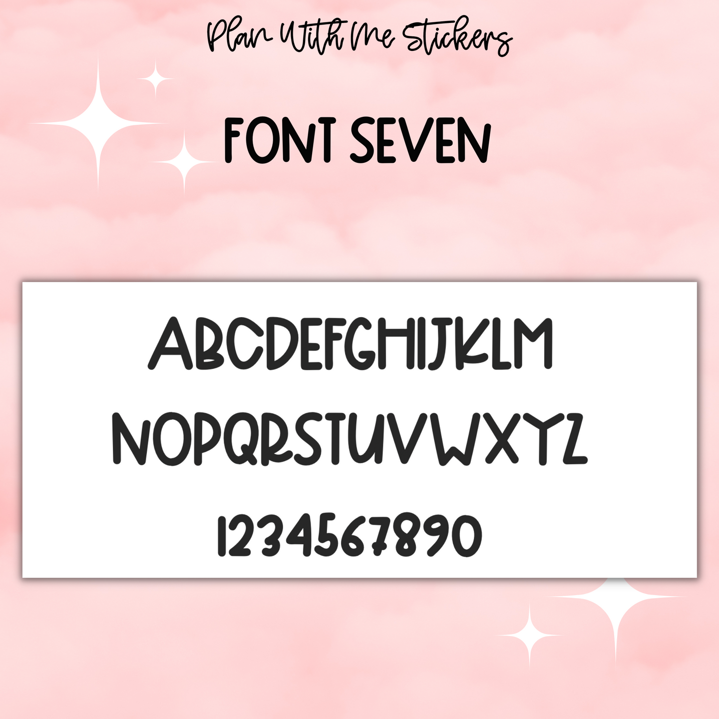 Large Multi Custom- Font 7