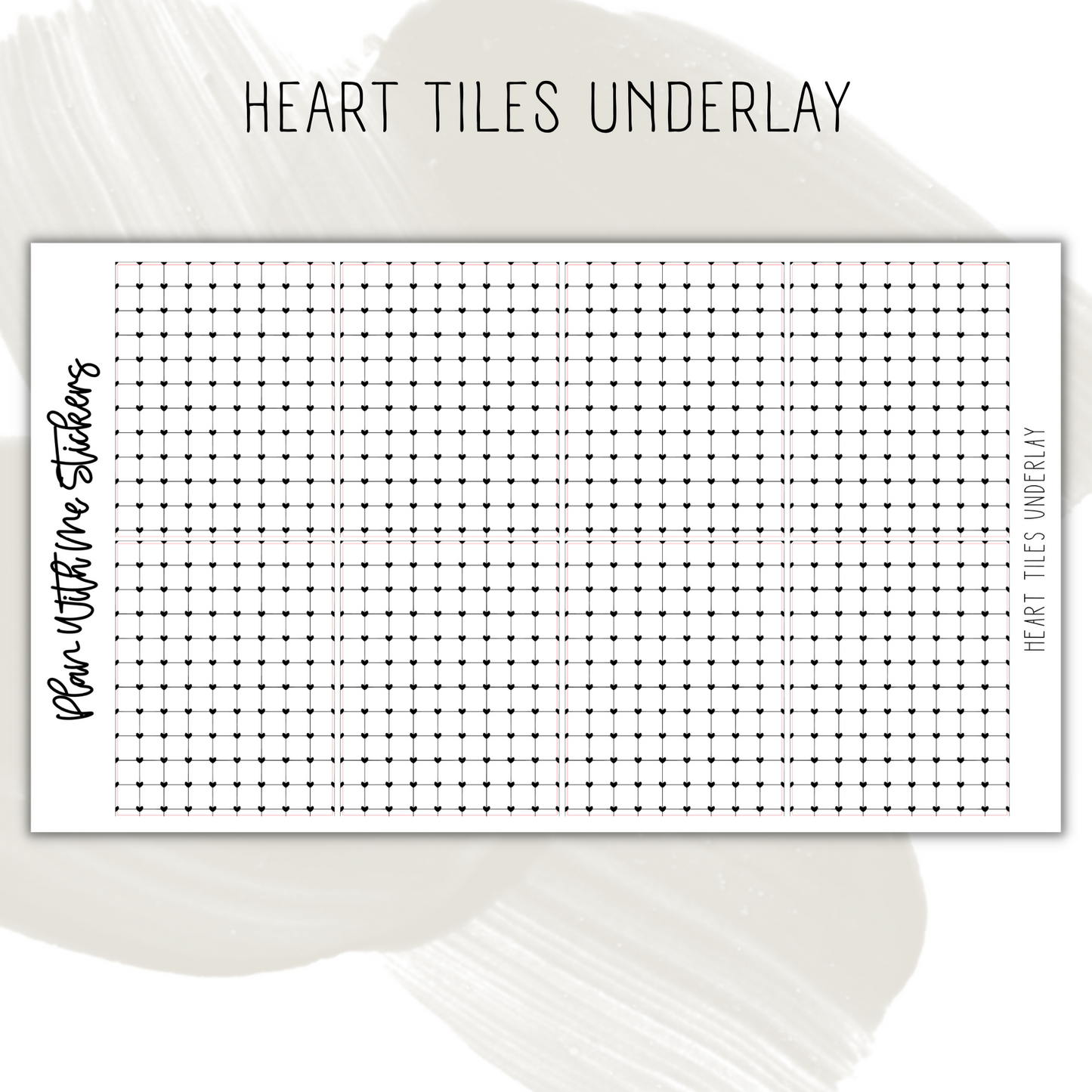 Heart Tiles Underlay
