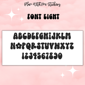 Large Multi Custom- Font 8