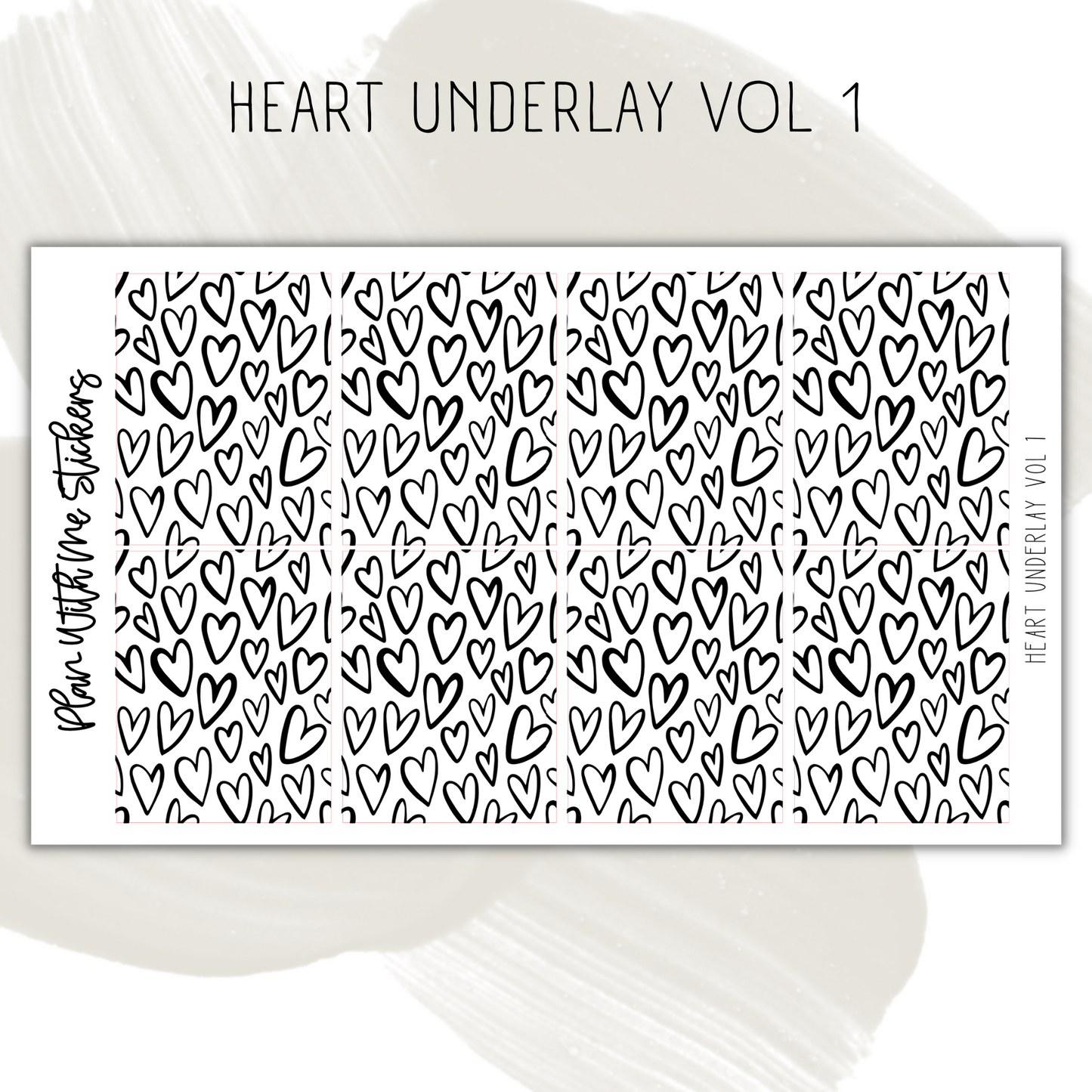 Heart Underlay Vol 1