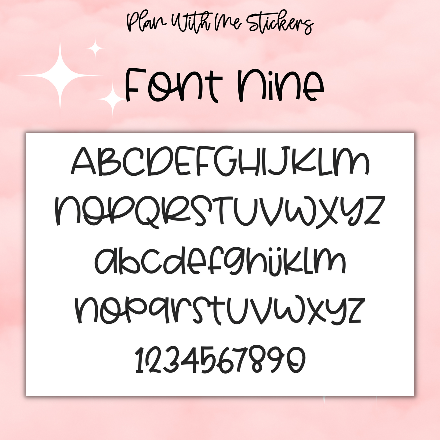 Mini Custom- Font 9