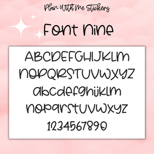 Large Multi Custom- Font 9