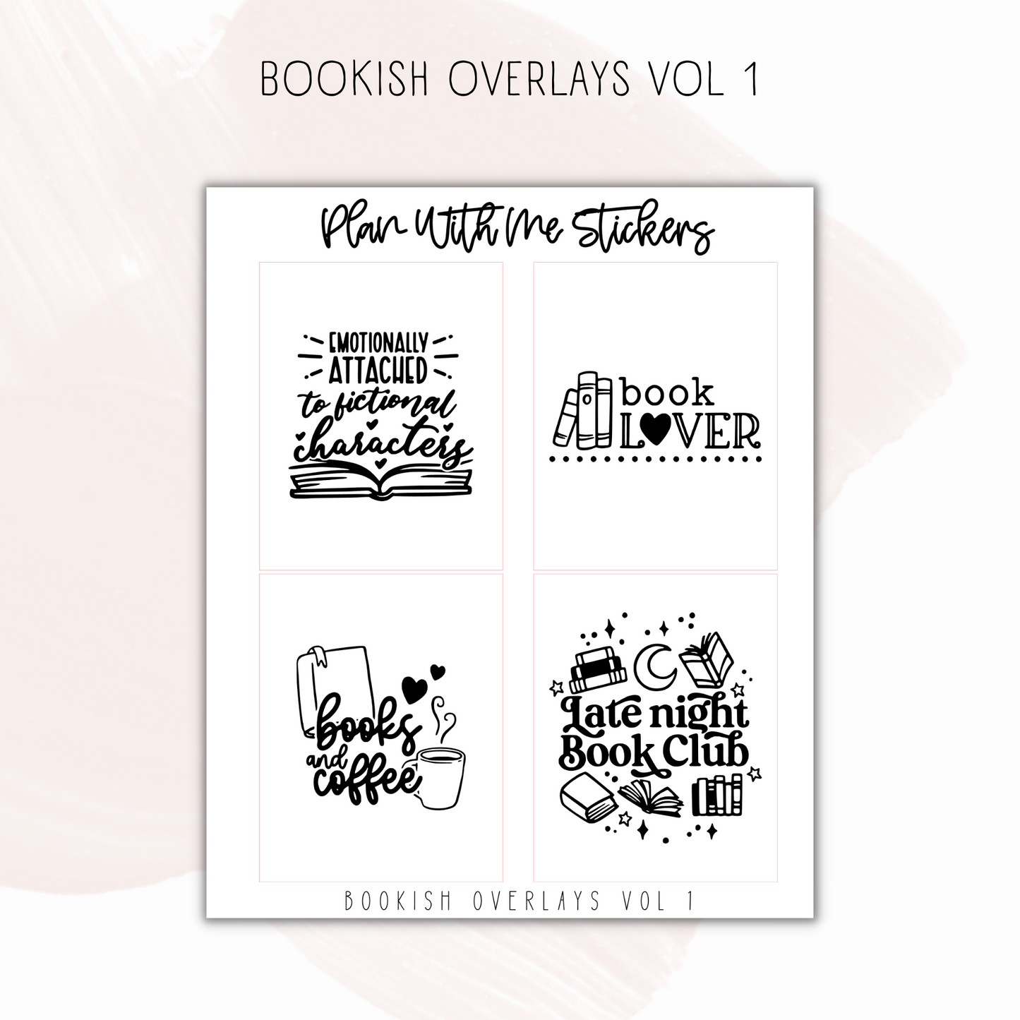Bookish Overlays Vol 1
