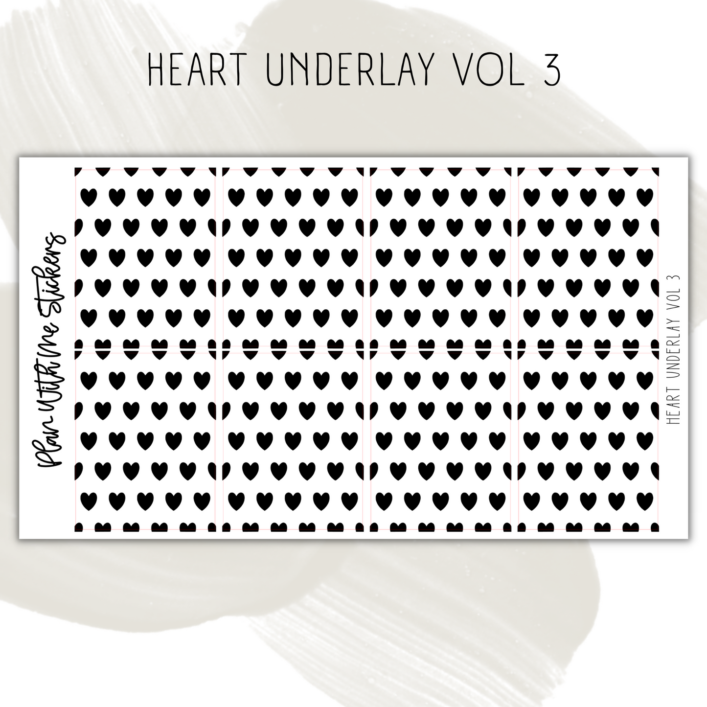 Heart Underlay Vol 3