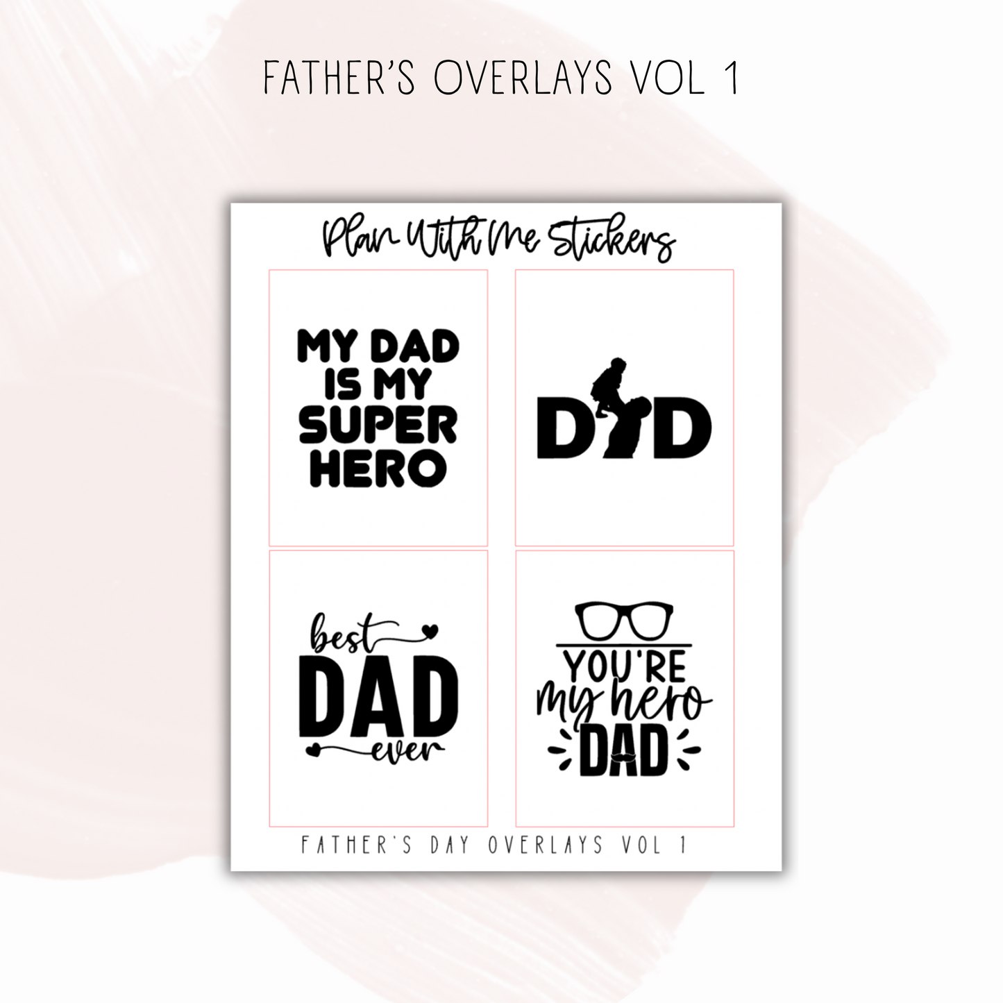 Father's Day Overlays Vol 1
