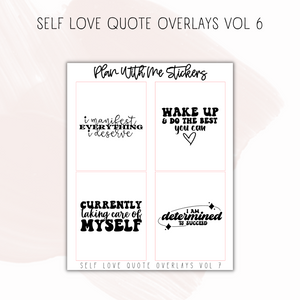 Self Love Overlays Vol 6