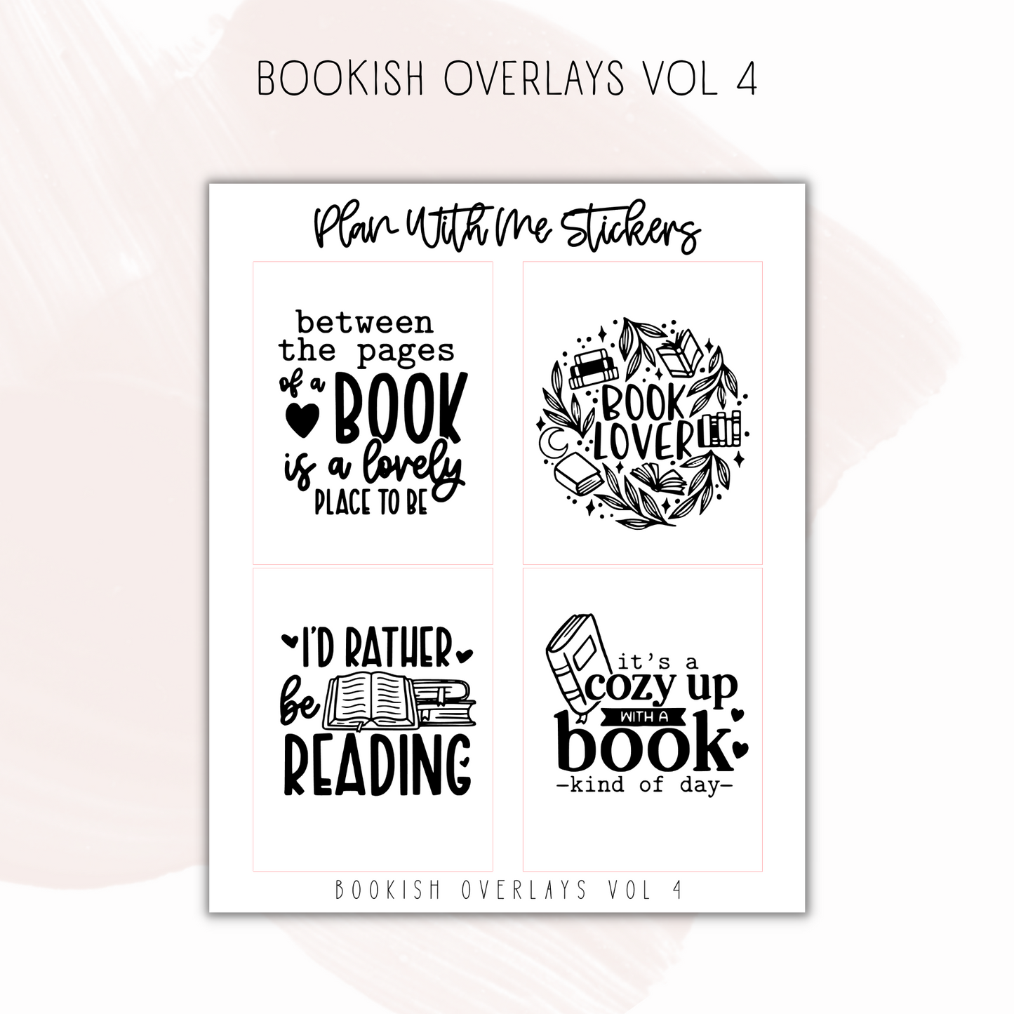 Bookish Overlays Vol 4
