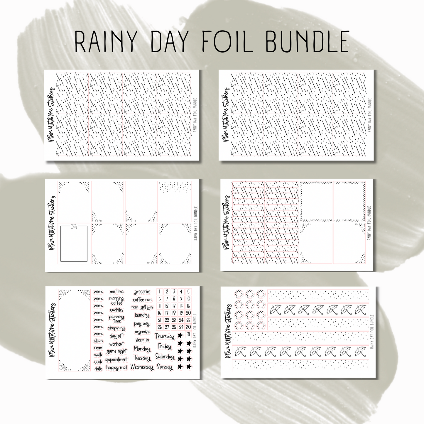 Rainy Day Foil Bundle