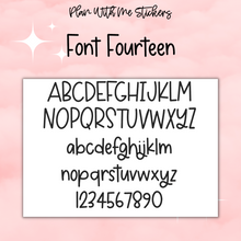 Load image into Gallery viewer, Mini Custom Script- Font 14
