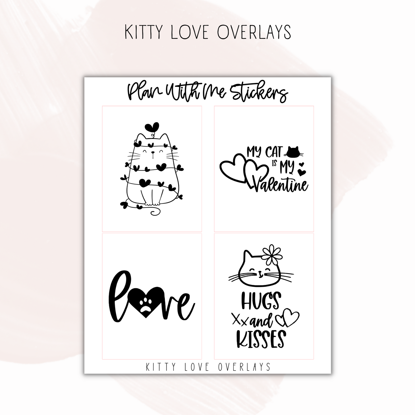 Kitty Love Overlays
