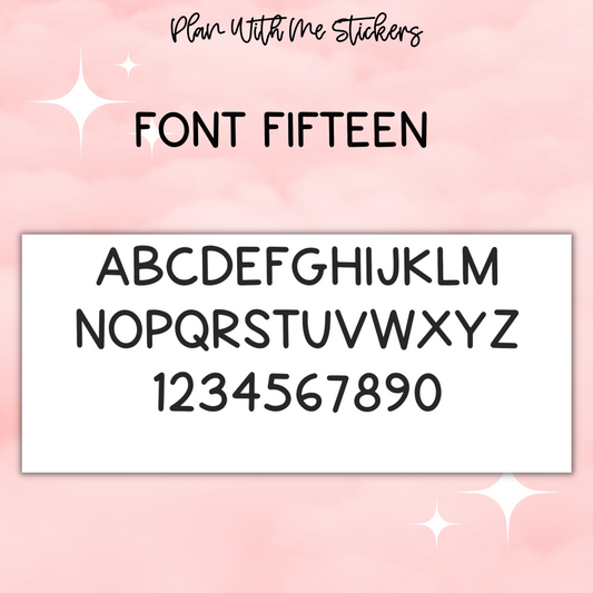 Large Multi Custom Scripts- Font 15
