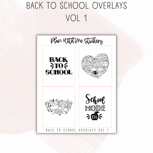 Back To School Overlays Vol 1