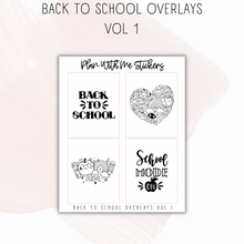 Load image into Gallery viewer, Back To School Overlays Vol 1
